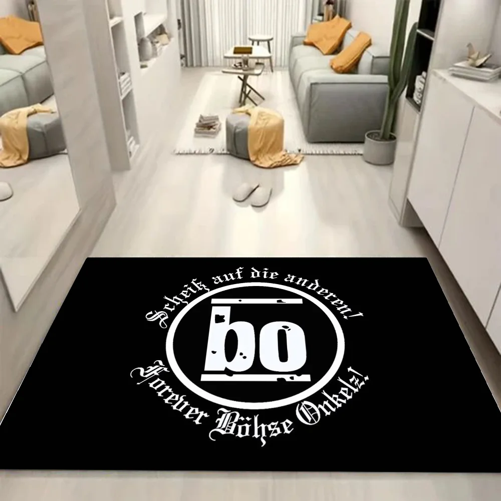 1pc Germany B-Bohse O-Onkelz Bathroom Absorbent Mats Anti-Slip Mats Home Decor Supplies Carpets Home Kitchen Floor Mats