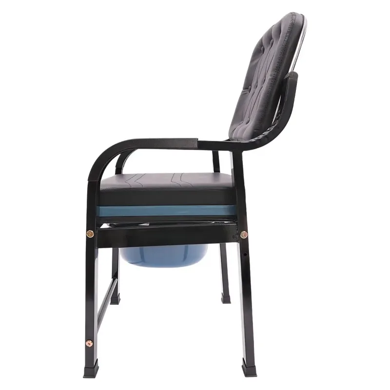 Commode de chevet robuste pour adultes âgés, fauteuil roulant de chevet, toilettes, chaises d'aisance pour personnes âgées, adultes, personnes âgées, inclinable