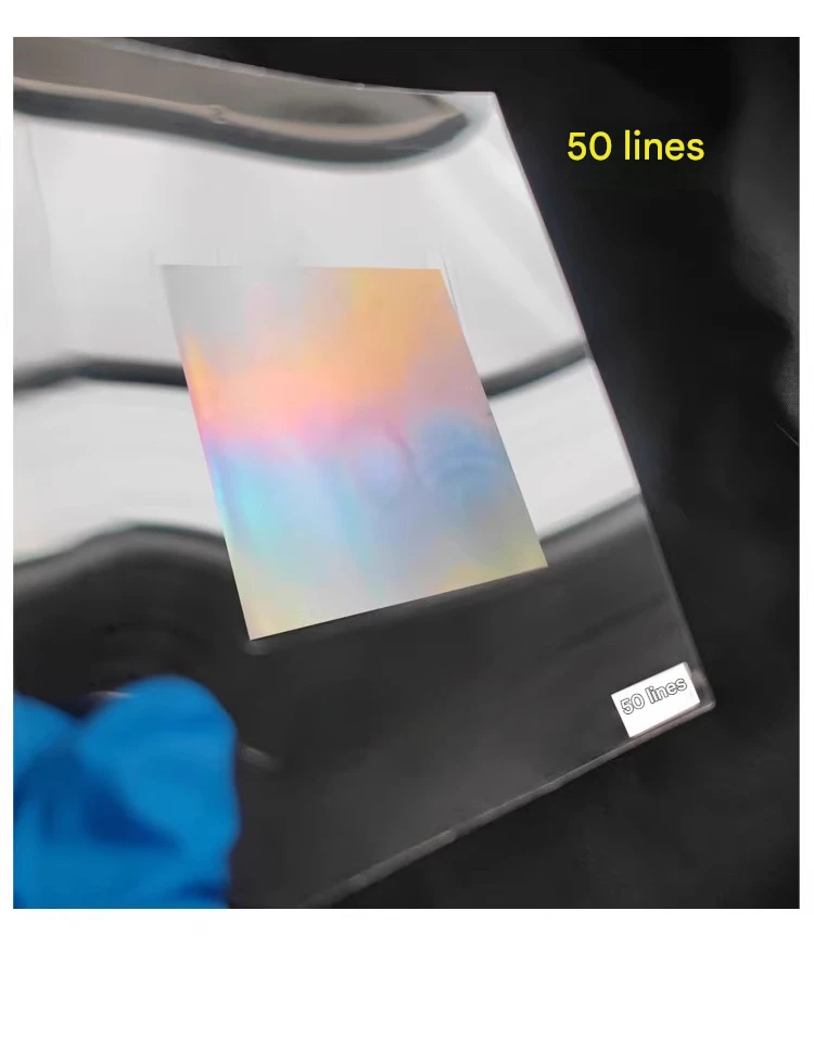 

Large-size high-precision holographic diffraction transmission grating PET spectroscopy