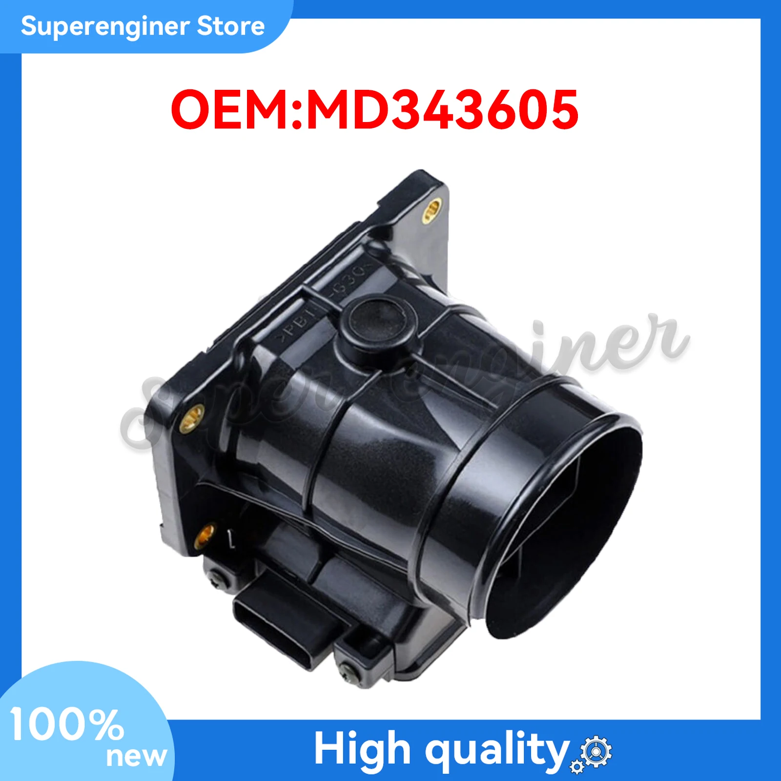 MD343605 MAF Mass Air Flow Meter Sensor For Mitsubishi Lancer Mirage Montero