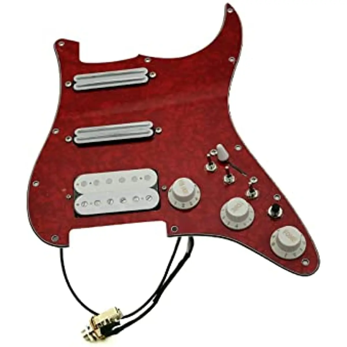 

Prewired loaded Pickguard Set Multifunction Switch White Mini Humbucker Pickups 3 Single Cut Toggle