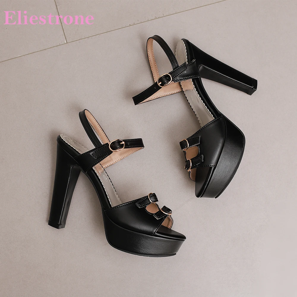 

2026 Summer Lolita Women Slingback Sandals Platform High Spike Heels Lady Oversize Shoes Plus Size 12 43 47 50 Nightclub