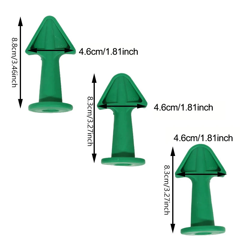 

3Pcs Sealed Nozzles– Sealant Tool For Sprays & Scrapers,3 Different Calibers,Fits Floor Cleaning & Tile Joint Dirt Removal