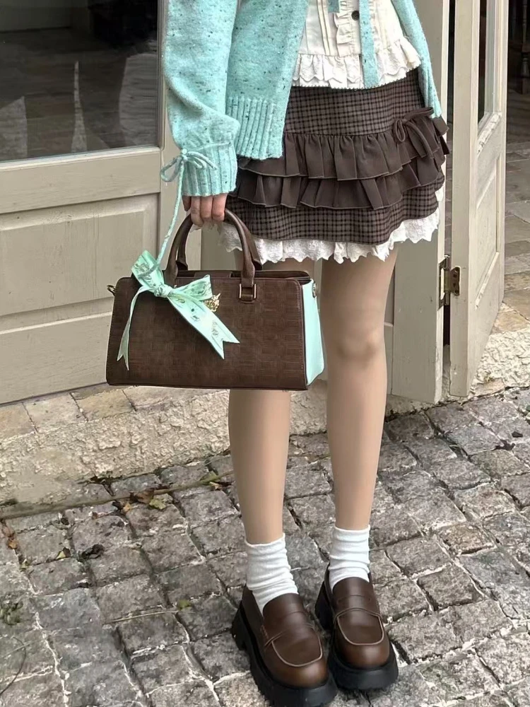 

Y2K Harajuku High Street 90s Fashion Women Rivet Decor Belt Denim Sexy A-line Mini Skirt Casual Daily Summer Short Apparel