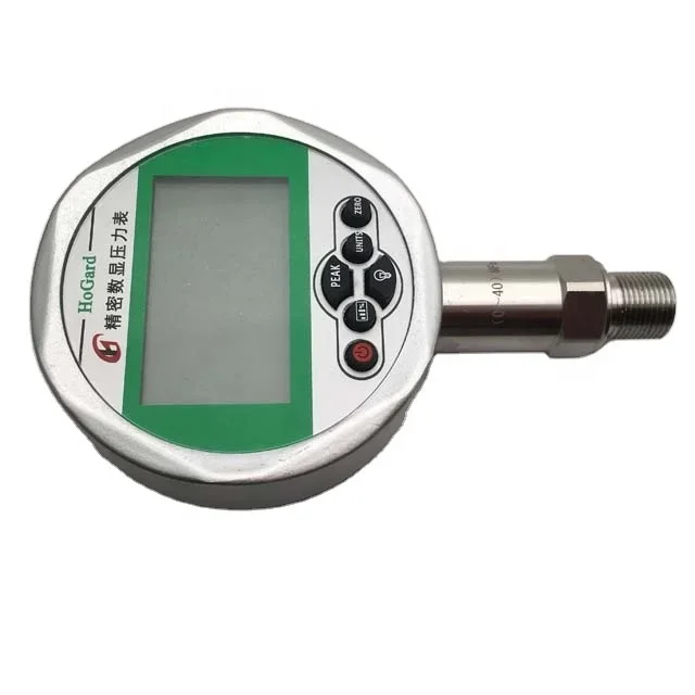 -D104 Piezoresistive Silicon Pressure Sensor Core LCD Unit PSI Bar MPa Adjustable Digital Accurate  Gauge