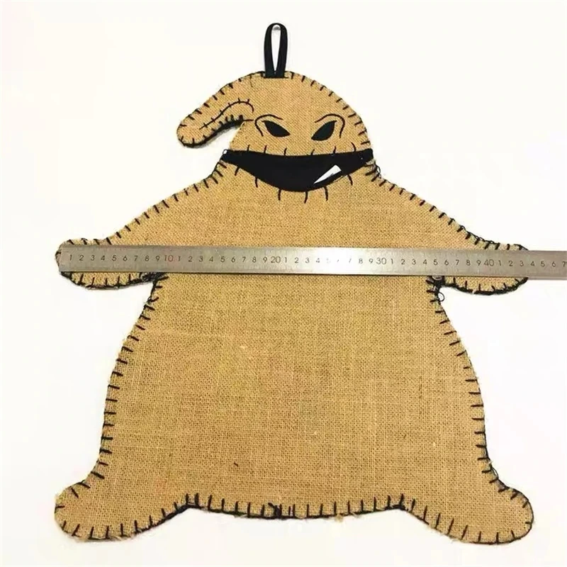 Disney oogie boogie shaped holiday Stocking The Nightmare Before Christmas Stocking plush toy the best Christmas present