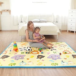 Cartoon New Pattern Non-toxic EPE Baby Activity Gym Crawling Play Mat Large Size Thicken Carpet Baby Game Mat for Children's Rug