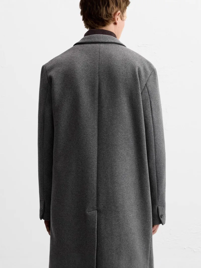 

Элегантное мужское пальто из шерстяной смеси: легкое, тонкое, изящное, воздушное, невесомое, прохладное