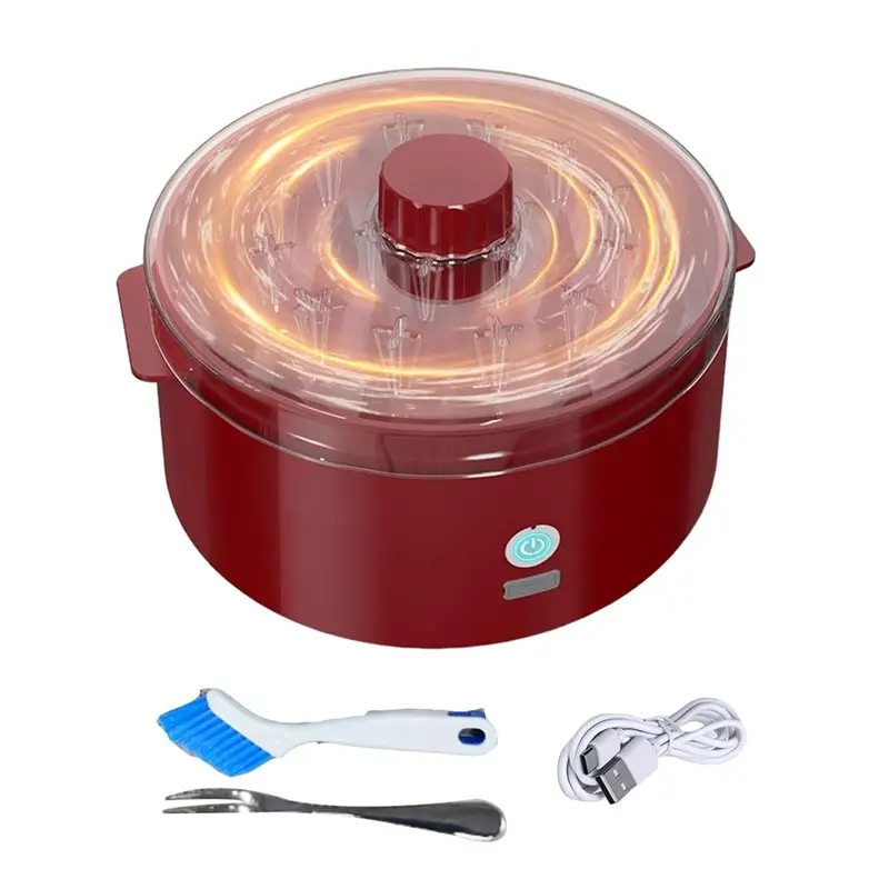 Meat Shredder Tool Electric Chicken Shredder Automatic Chicken Breast Grinder USB Powered Visible Twist Machine-AA26