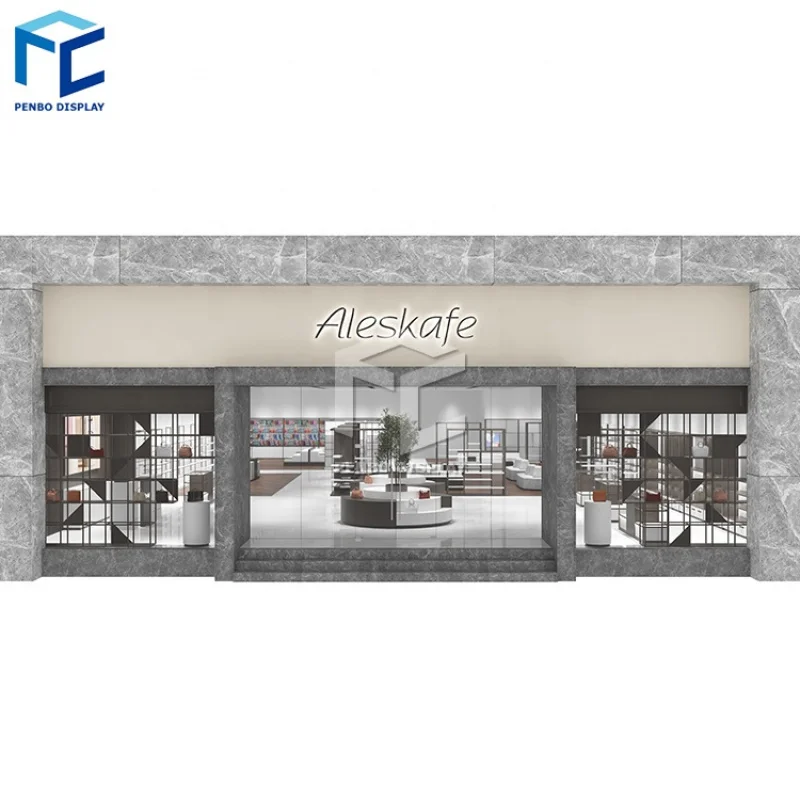 2025customized.Custom metal bag display furniture handbag marble wall display rack custom shopping mall travel luggage shop