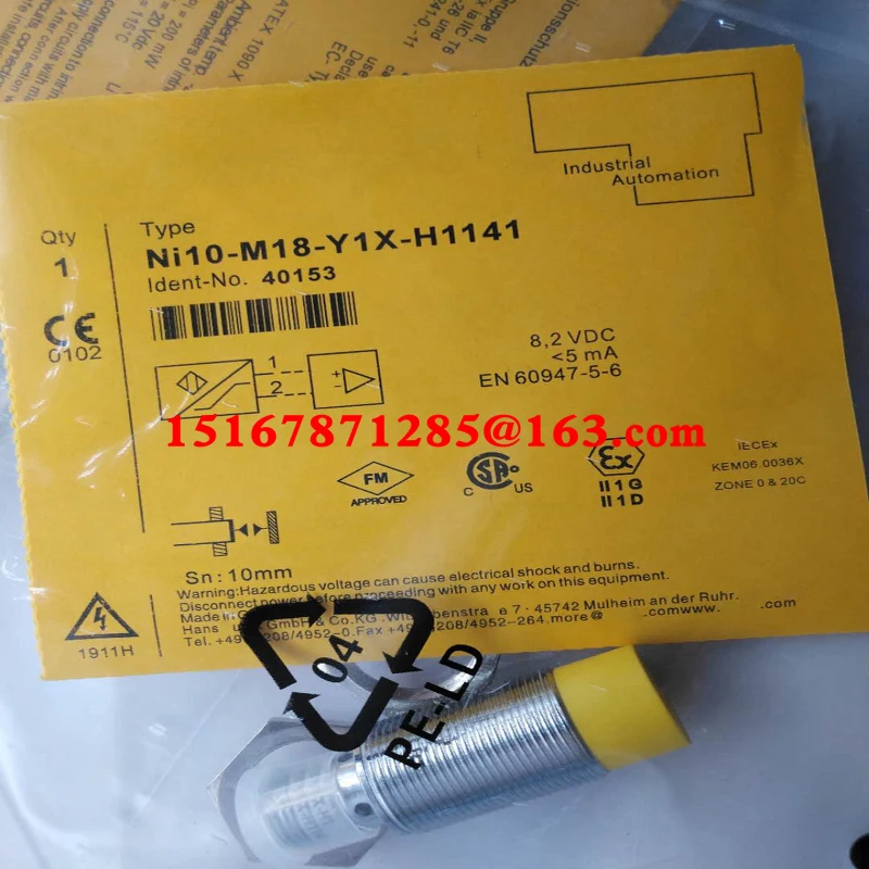 Imagem -04 - Sensor de Proximidade Bi5-m18-y1x-h1141 Ni10-m18-y1x-h1141 Novo