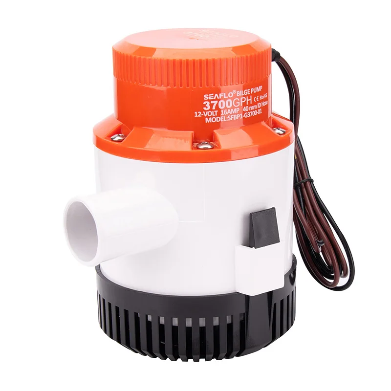 3700 GPH Bilge Pump 12V Non-automatic Boat Marine Plumbing Electric Bilge Pumps