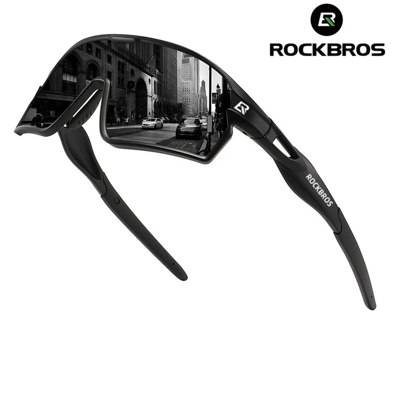 ROCKBROS 패션 브랜드 남성 여성 자전거 포토크로믹 아이웨어 MTB 자전거 낚시 러닝... - 2