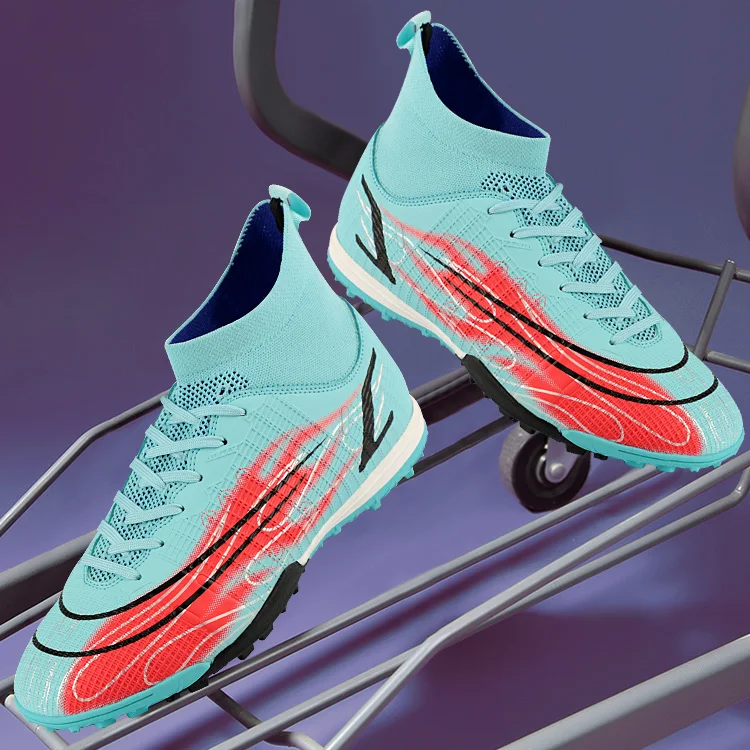 

Профессиональные футбольные бутсы мужские противоскользящие уличные тренировочные кроссовки с длинными заклепками спортивная обувь мужские дышащие футбольные бутсы на шнуровке мужские