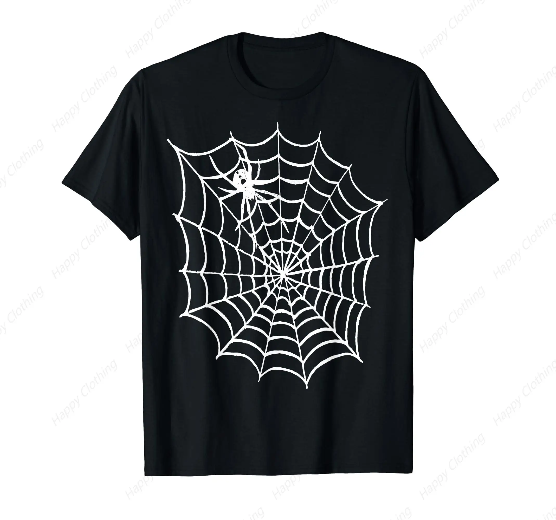 Spider Web Shirt Funny Cobweb Halloween Gift for Him Her T-Shirt Classic Logo T Shirt and Stickers Graphic tee Unisex T-Shirts