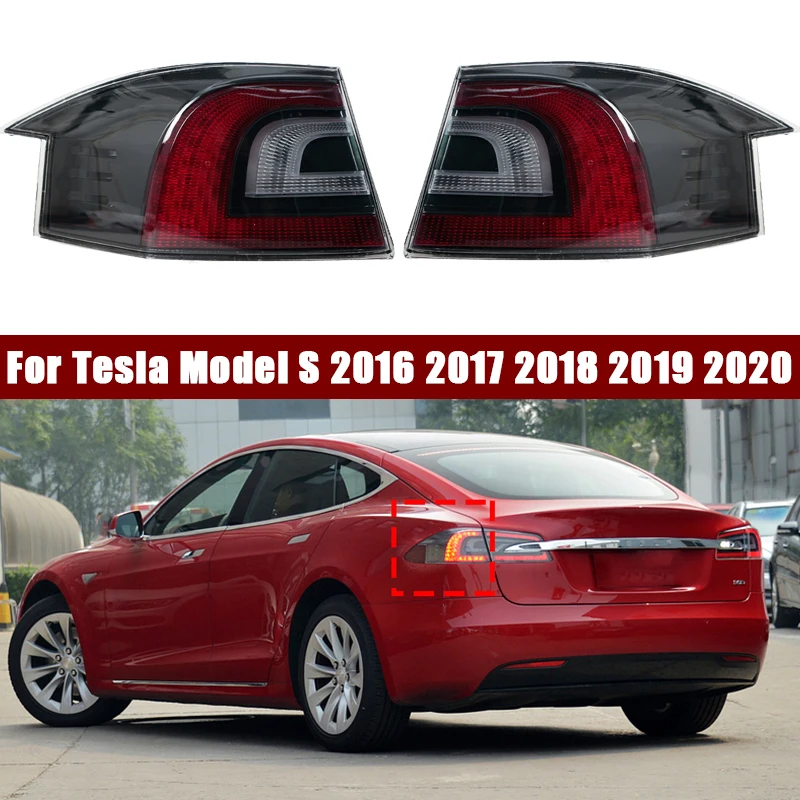 

For Tesla Model S 2016 2017 2018 2019 2020 LED Taillights Car Turn Signal Brake Reverse Light Parking Signal Running Light
