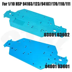 1/10 HSP Flying Fish 94103 94123 Aluminum Alloy Chassis Metal Base Plate for 1/10 Off-road Vehicles Bigfoot HSP 94107/170 94111