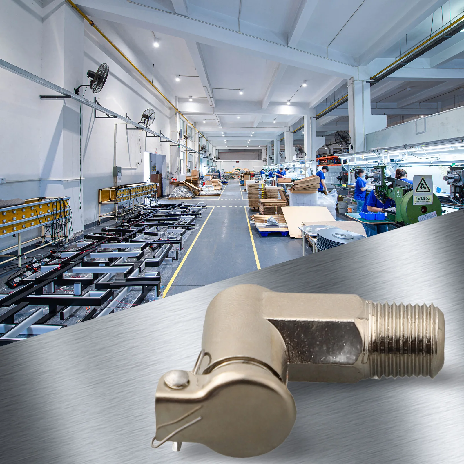 Per Bridgeport Mills gomito Bridgeport parti centri di lavoro 1/8 GB1157-89 ferro di alta qualità M6 M8 ad angolo retto a forma di L