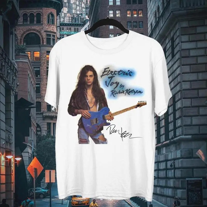 Футболка Electric Joy Signature Richie Kotzen Classic White S 5XL Футболка Electric Joy Signature Richie Kotzen Classic White S 5XL