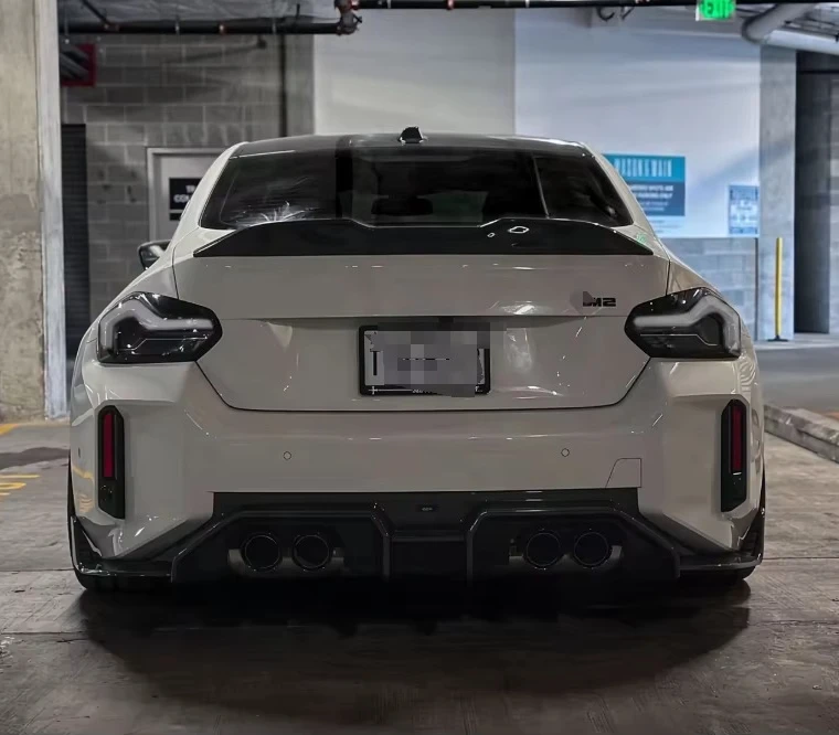 التخصيص الأصلي الفاخر النسخة الآسيوية الأصفر بدوره السم ضوء خلفي شفاف M2 M2CS G87 مخصص #2