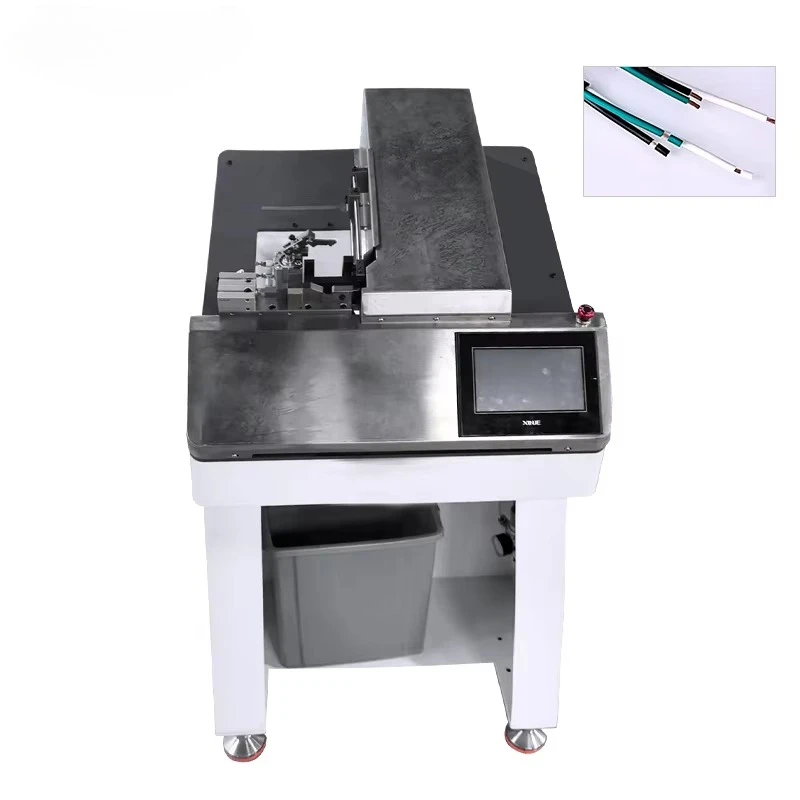 New EW -0610 Multi-core Sheathed Cable Inner Core Long Short Wire Cut Stripping Machine 0.5-3.0sqmm Wire Core Area
