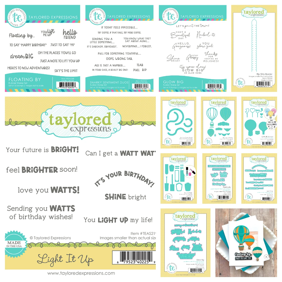 Floating by Light It up Lightbulb Moment Combo Sentiment Duos Die Stamp Set DIY Scrapbooking Card 2026 New Metal Cutting Dies