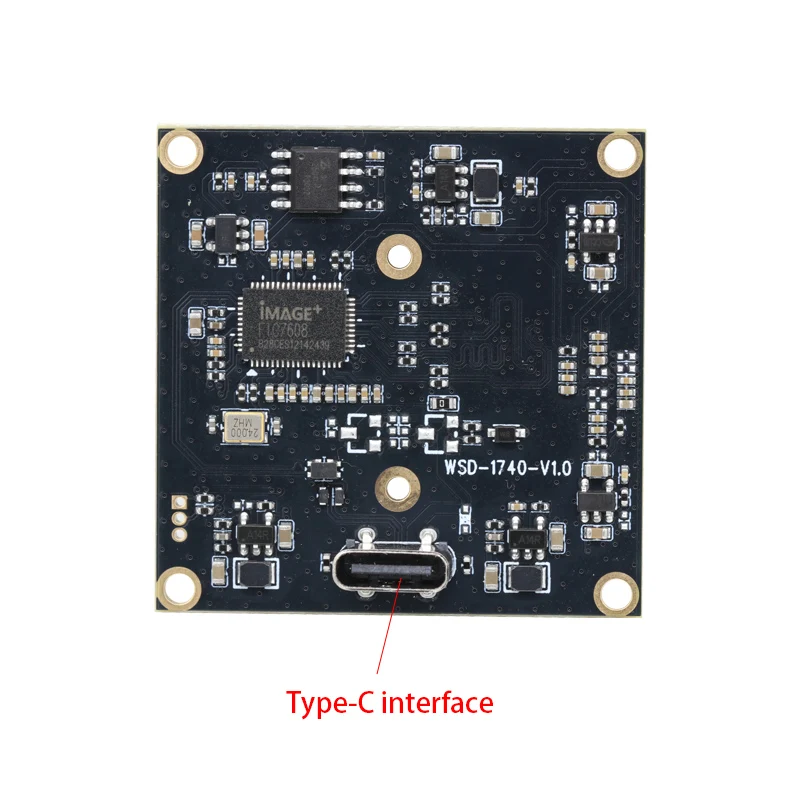 Módulo de câmera usb 12mp hd imx362 sensor autofoco câmera sem lente de distorção uvc otg plug and play 4k tipo-c interface
