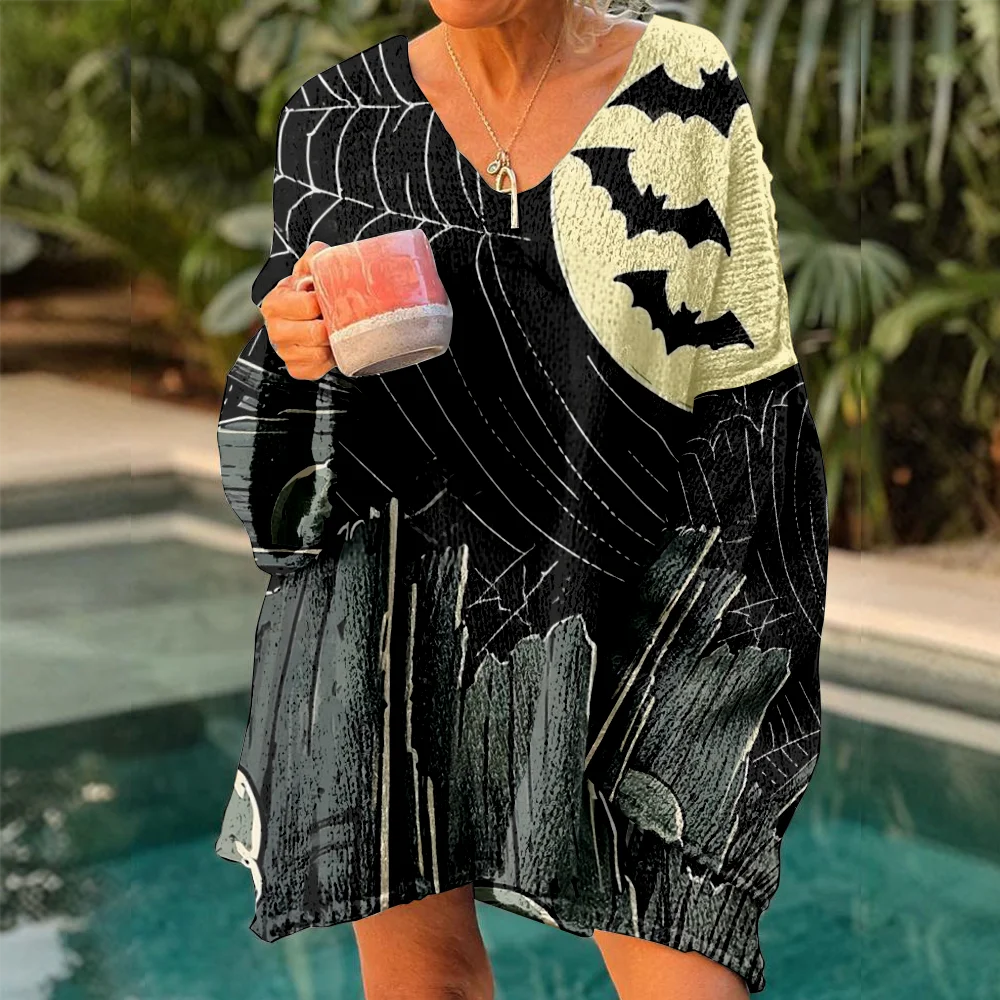 

Autumn Winter Knitted sweaters Halloween Women's Oversized Sweaters 2025 Pullover Trendy Soft Outfits Y2k jumpers for girls