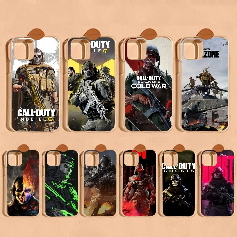 Game Call Of D-Duty Phone Case For IPhone 16 15 8 7 6 6S Plus X SE XR XS 14 11 12 13 Mini Pro Max Mobile Case