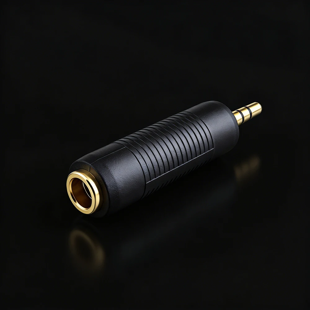 ▲Gold Plated 3.5mm to 6.5mm Adapter Male to Female Converter Plug Pure Copper Core Thickened Plastic Shell for Headphone Speaker