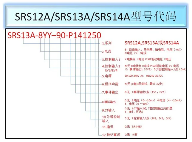 SRS13A-8I/P/Y/VN-90-N100050 Temperature Control Watch Band 485 Communication