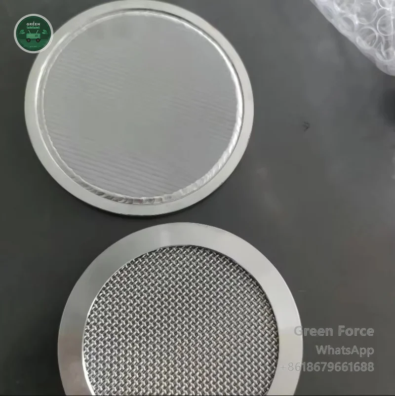 Custom Sintered Stainless Steel Filter Disc AISI 304 316 Food Grade Liquid Purification 10 m 99.9%