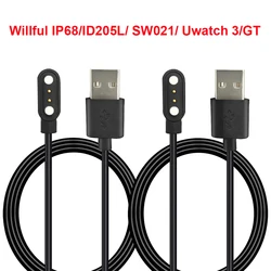 ID205L Watch Charger Cord USB Fast Charging Cable for Blackview R3 / R3 Pro/X2/X1/ Uwatch 3/Uwatch Ufit/ GT Magnetic