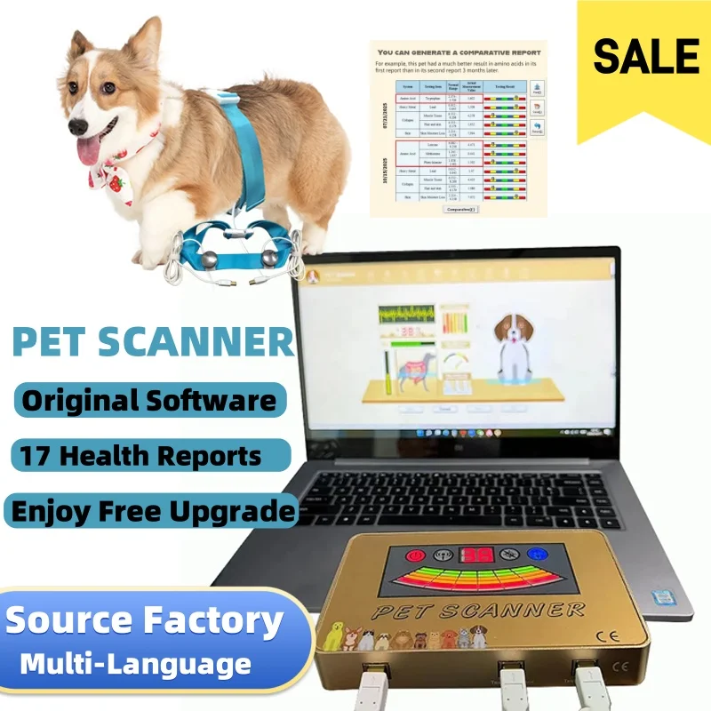 2025 Version Pet Cat /Dog Scanner Quantum Body Composition Analyzer Animal Health Diagnosis Device Quantum Analyzer