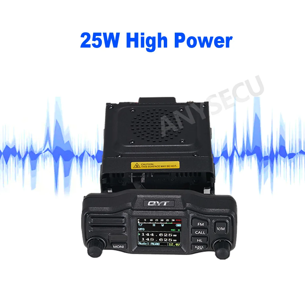 2026 NEW QYT 25W Dual Band Mobile Ham Radio VHF/UHF Split Face Two-Way Transceiver with Dual Watch Receiver