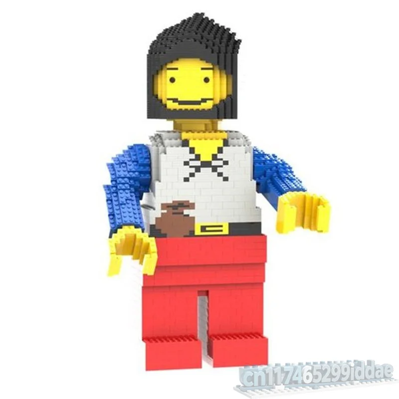 NEW 1846Parts Medieval Village Resident Building Blocks Folk Character Model DIY Assembly Toy Creative Collection Display Gifts