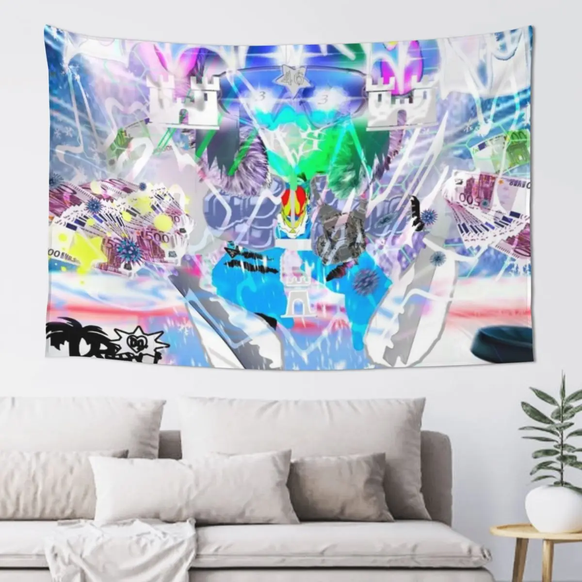 

ICEDANCER Bladee Tapestry Nordic Home Decor Bedroom Deco Tapestry