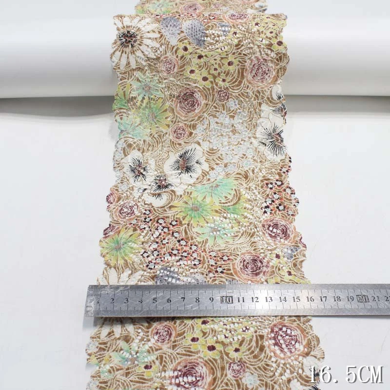 40Yards Mixed Color Flower Elastic Stretch Lace Trim Skirt Hem For Dress Sewing Applique Costume Fabric Lace Lingerie