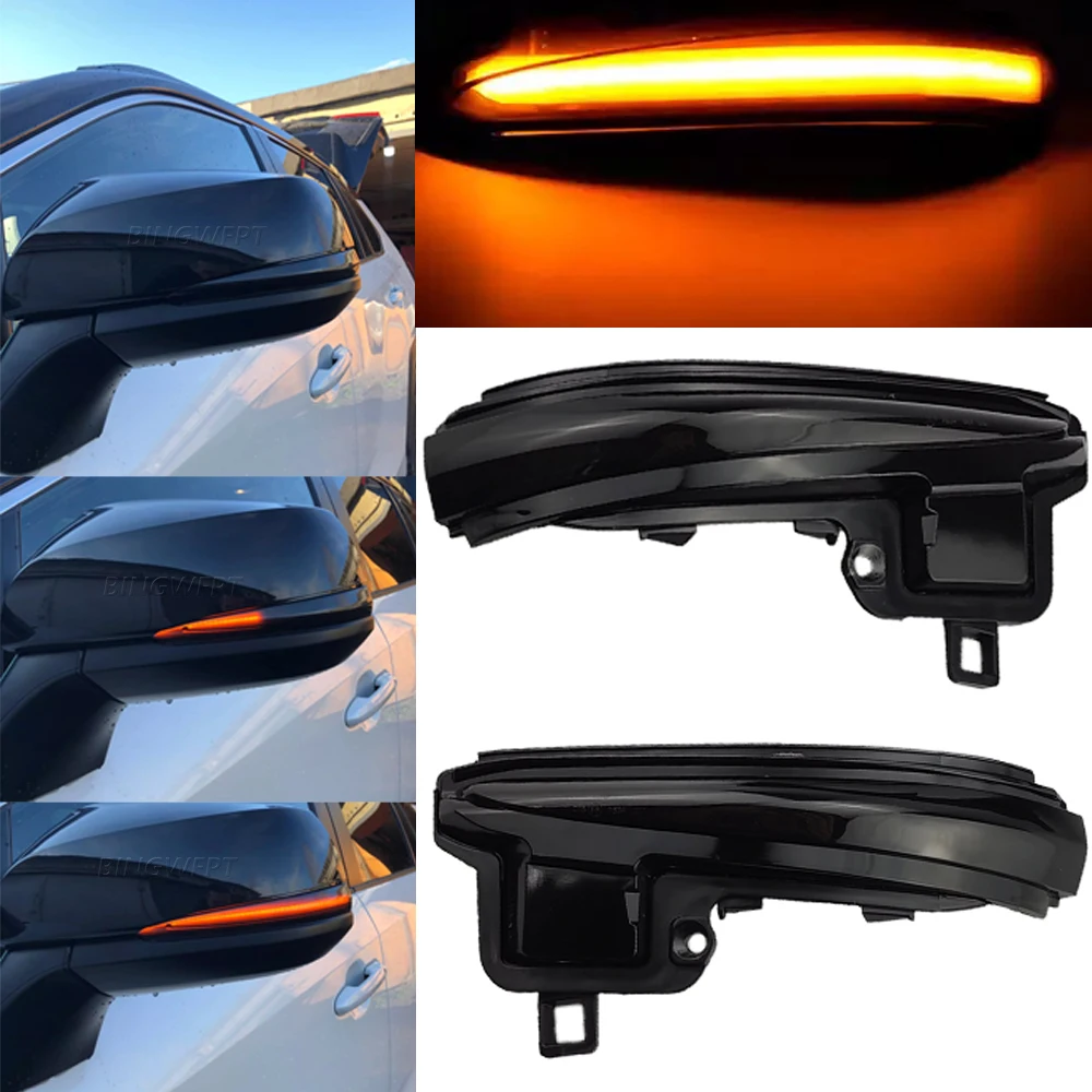 For Toyota RAV4 XA50 Lexus LM 2019-2021 For Toyota Highlander XU70 2020 2021 Side Mirror LED Dynamic Turn Signal Light