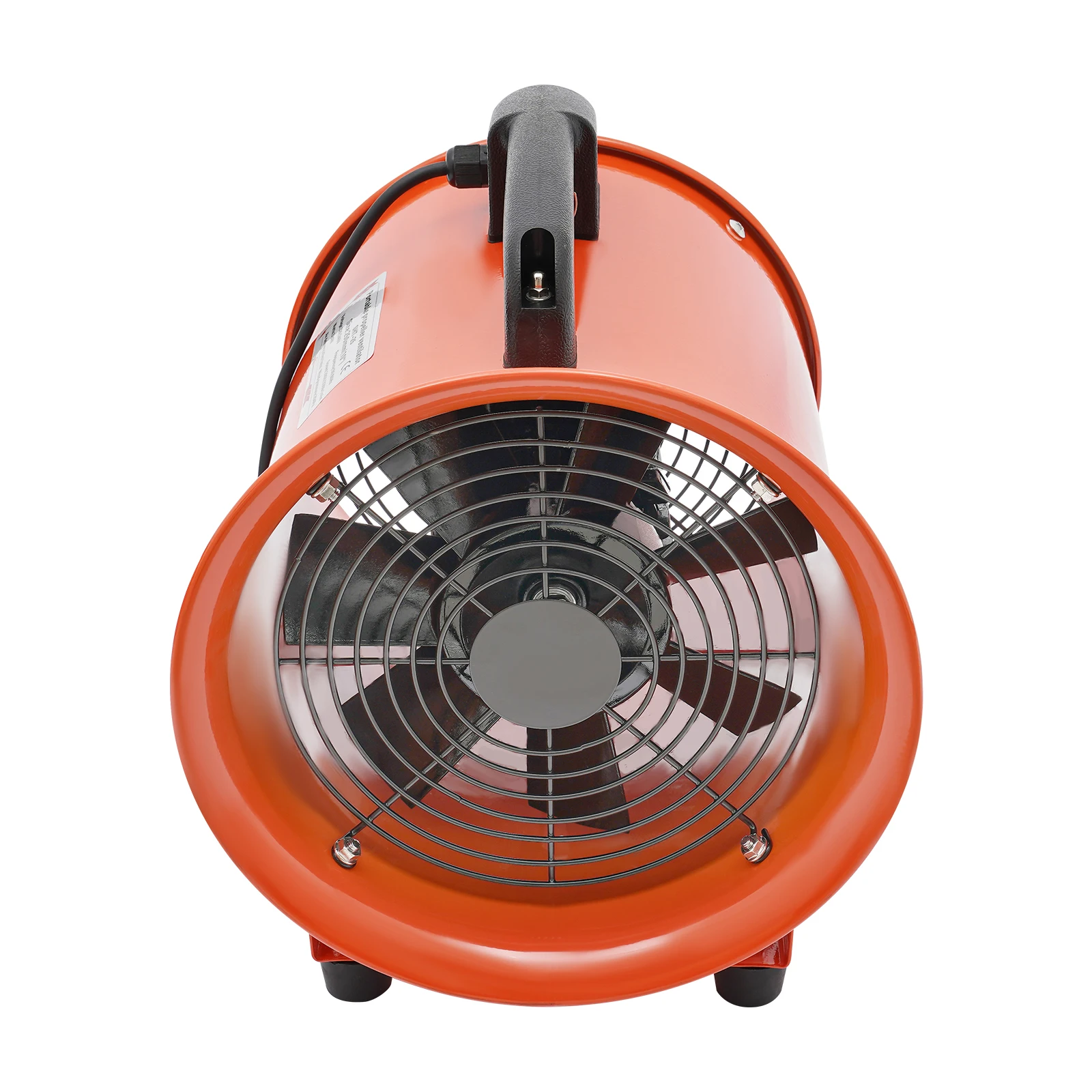 320W ventilator met kanaalslang, 250 mm explosieveilige ventilator voor fabrieken, kelders, scheepswerfjes - afbeelding 2