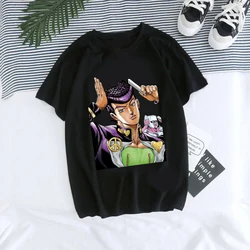 Male Clothes Jojo Bizarre Adventure Wear Men Funny Cartoon Graphic Tees Men's Japanese Anime Blouse Manga T-shirt Unisex Tops