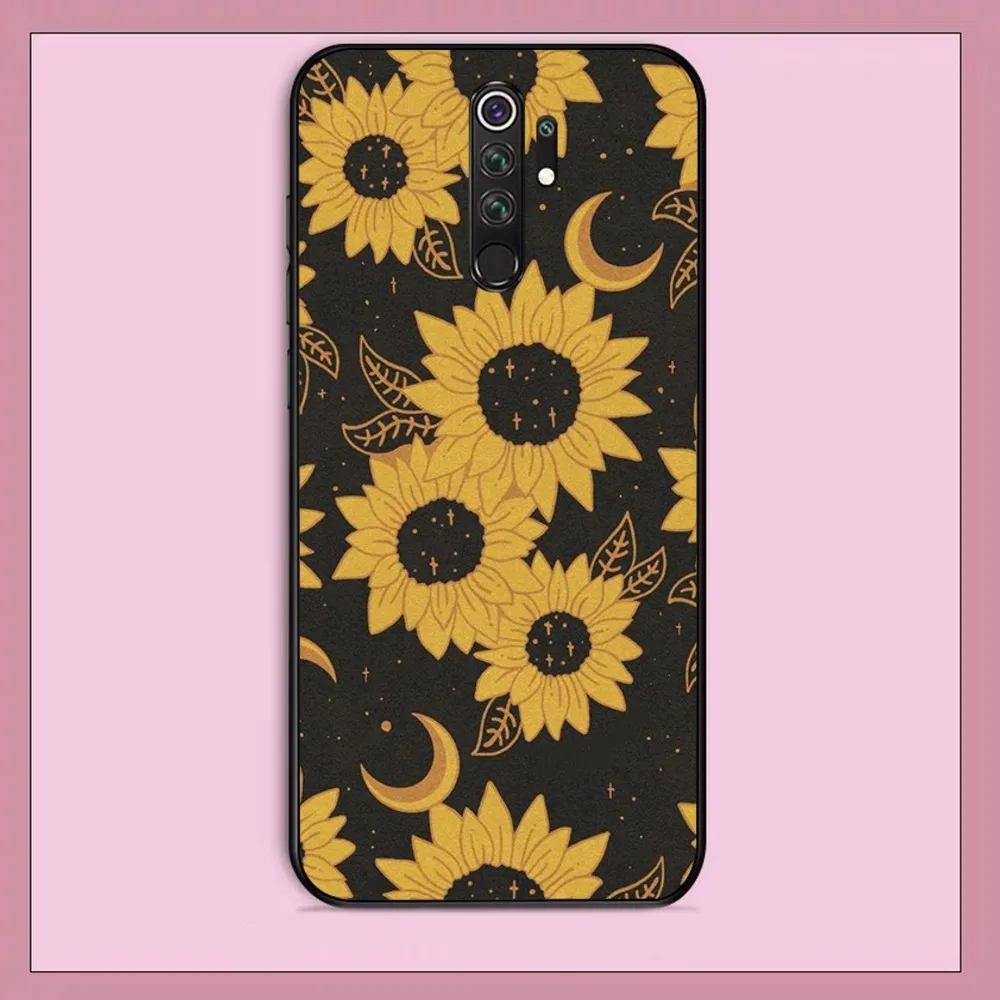 Sunflower Phone Case For Redmi Note 4 X 5 A 6 7 8 Pro T 9 Pro 9S 10 Pro 11 Pro 11S 11Epro PocoM3pro