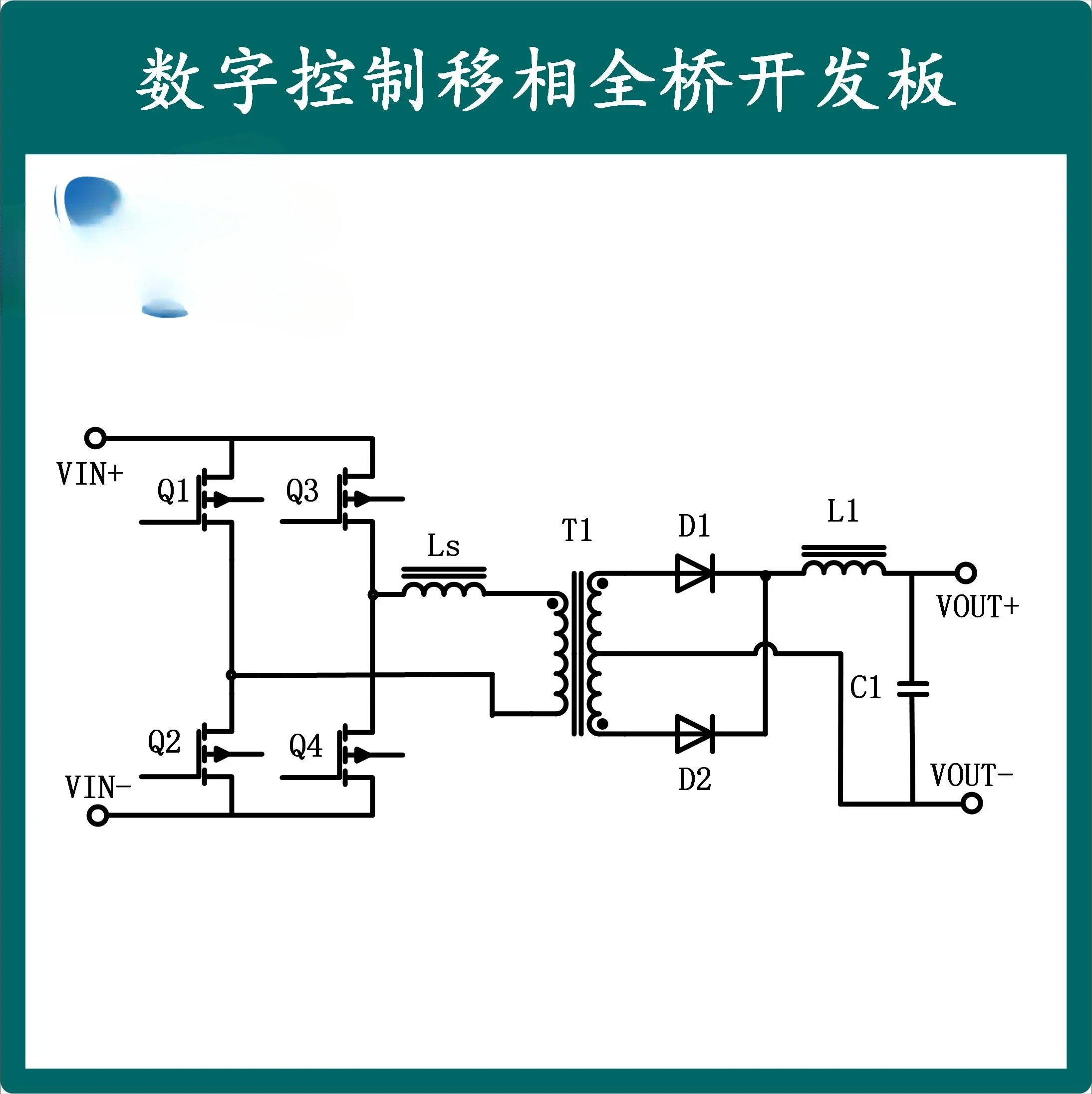 Design of DC-DC Converter for DSP Digital Control Phase Shift Full Bridge   Power Supply  Board Evaluation Board