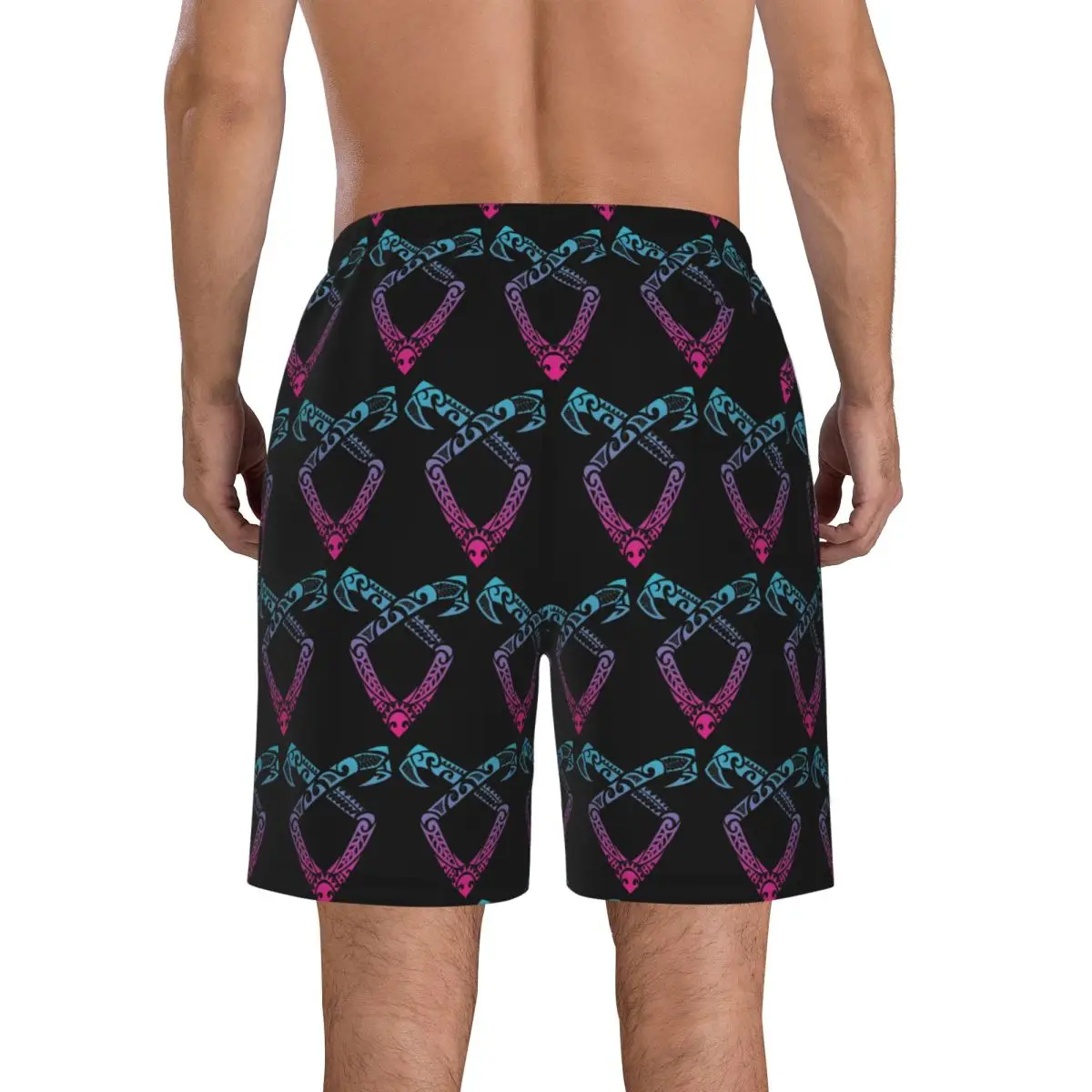 Angelic Runes Symbol - Shadowhunters Trunks Beach Board Shorts Casual Quick Dry Swim Summer Men Pants