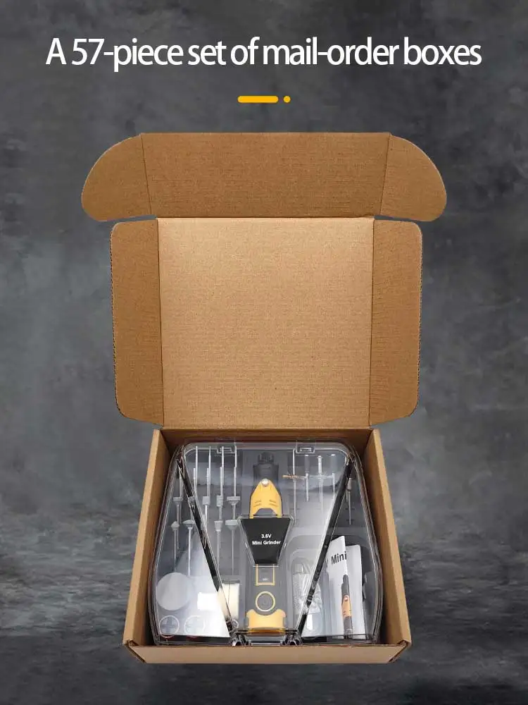 3,6 V kleine elektrische slijppen - Jadesnijwerk, polijsten en slijpen (Li-ionbatterij, opladen via USB en Type-C-poort)