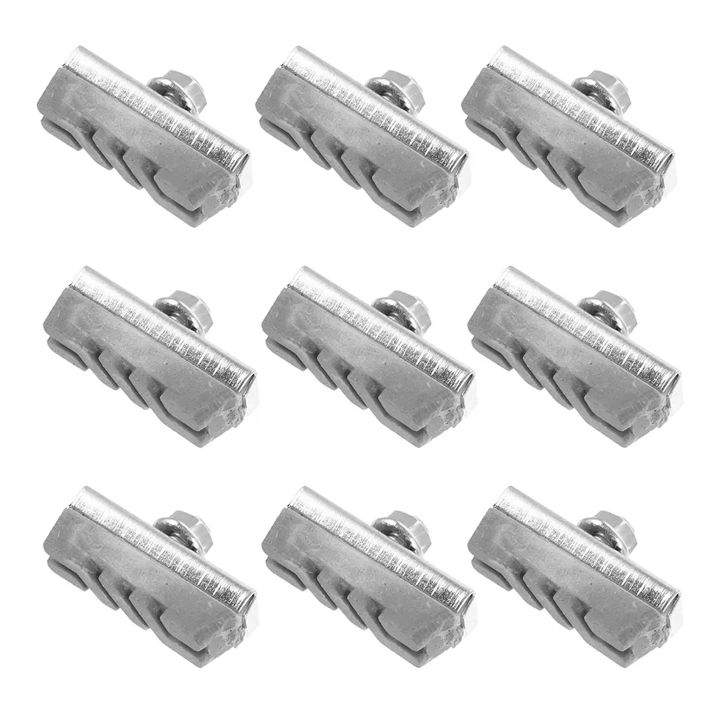 

20pcs Bicycle Brake Pads Calipers Rubber Replacement Kids Mountain Bike Brakes Folding Road Cycling Accessories Durable