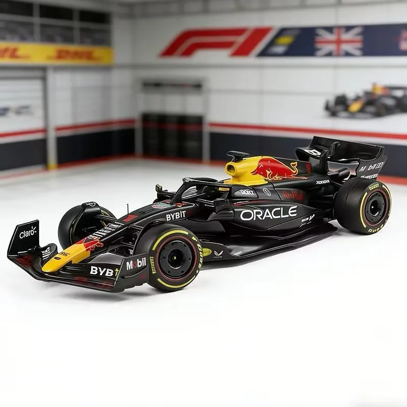 Large 1:18 F1 Oracle Red Bull Racing RB19 Car Model Verstappen Toy Cars Alloy Diecast Supercar Models Gifts for Boys