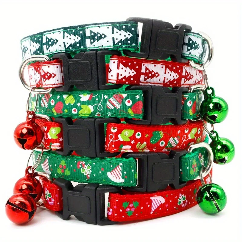 Christmas Dog Collar  Adjustable Buckle Pet Supplies Dog Christmas Gifts  Dog Christmas Outfit