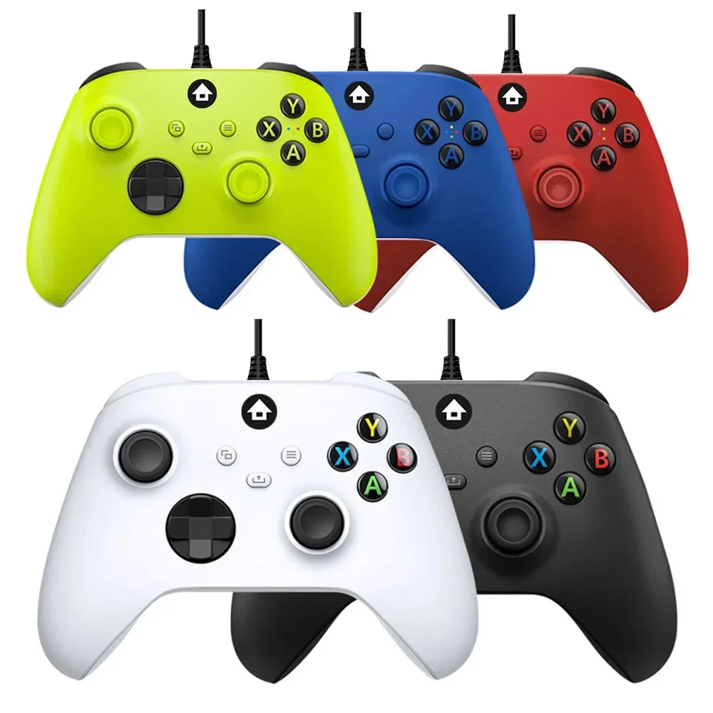 Проводной контроллер для Xbox Series X S Геймпад Контроллер видеоигр, игровой контроллер для Xbox One и ПК Win Steam Joystick