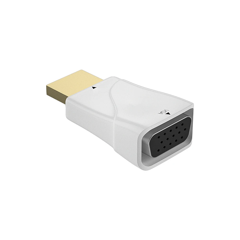 HD 1080P HDMI-Compatible to VGA Adapter Practical VGA Output PC Converter Connector for Computer Laptop Part Supplies